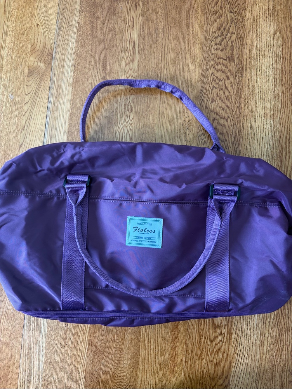 Plum Purple Travel Weekender Tote